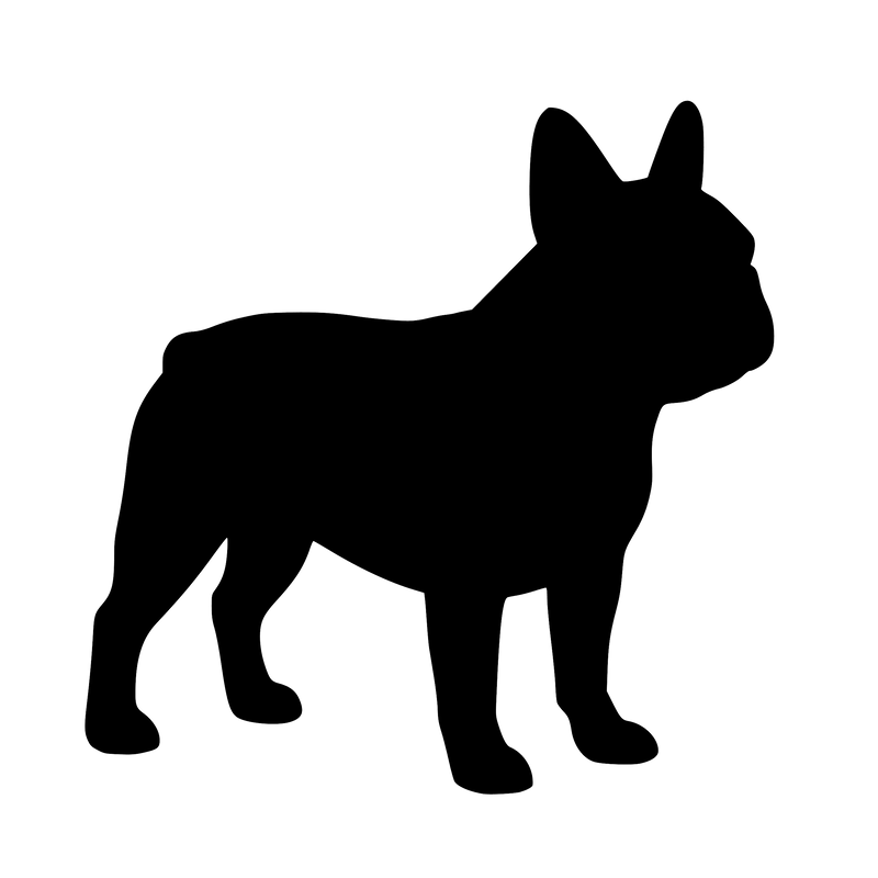 Französische Bulldogge – Einzelmotiv Aufkleber