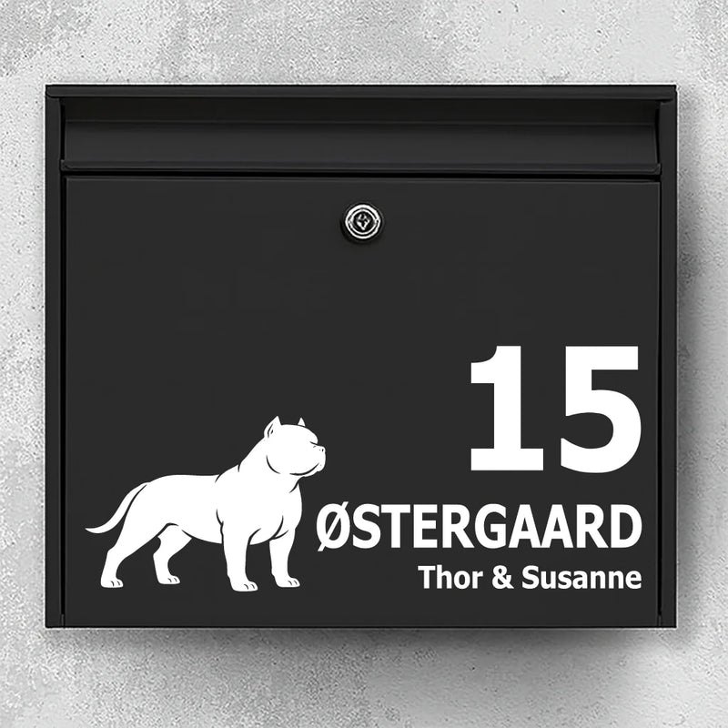 Briefkastenaufkleber mit Brüsseler Griffon (Griffon Bruxellois)