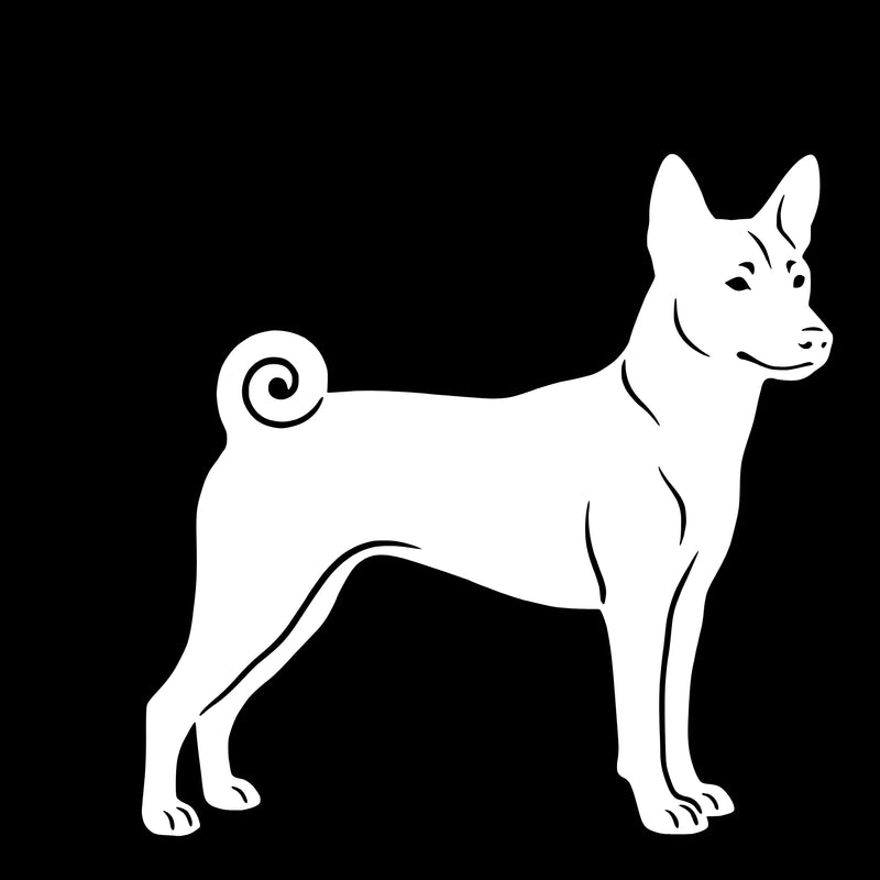 Basenji – Einzelmotiv Aufkleber