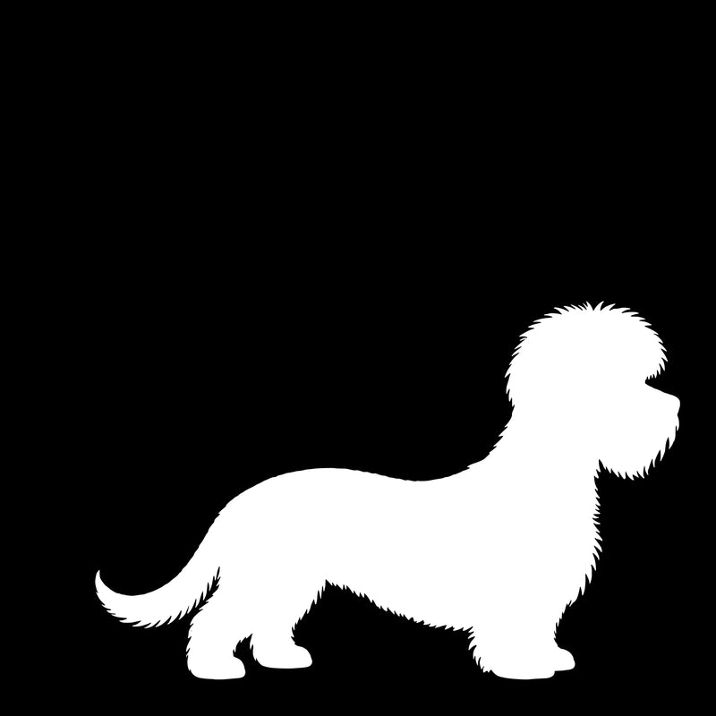 Dandie Dinmont Terrier – Einzelmotiv Aufkleberr