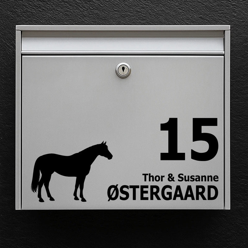 Briefkastenaufkleber mit Pinto