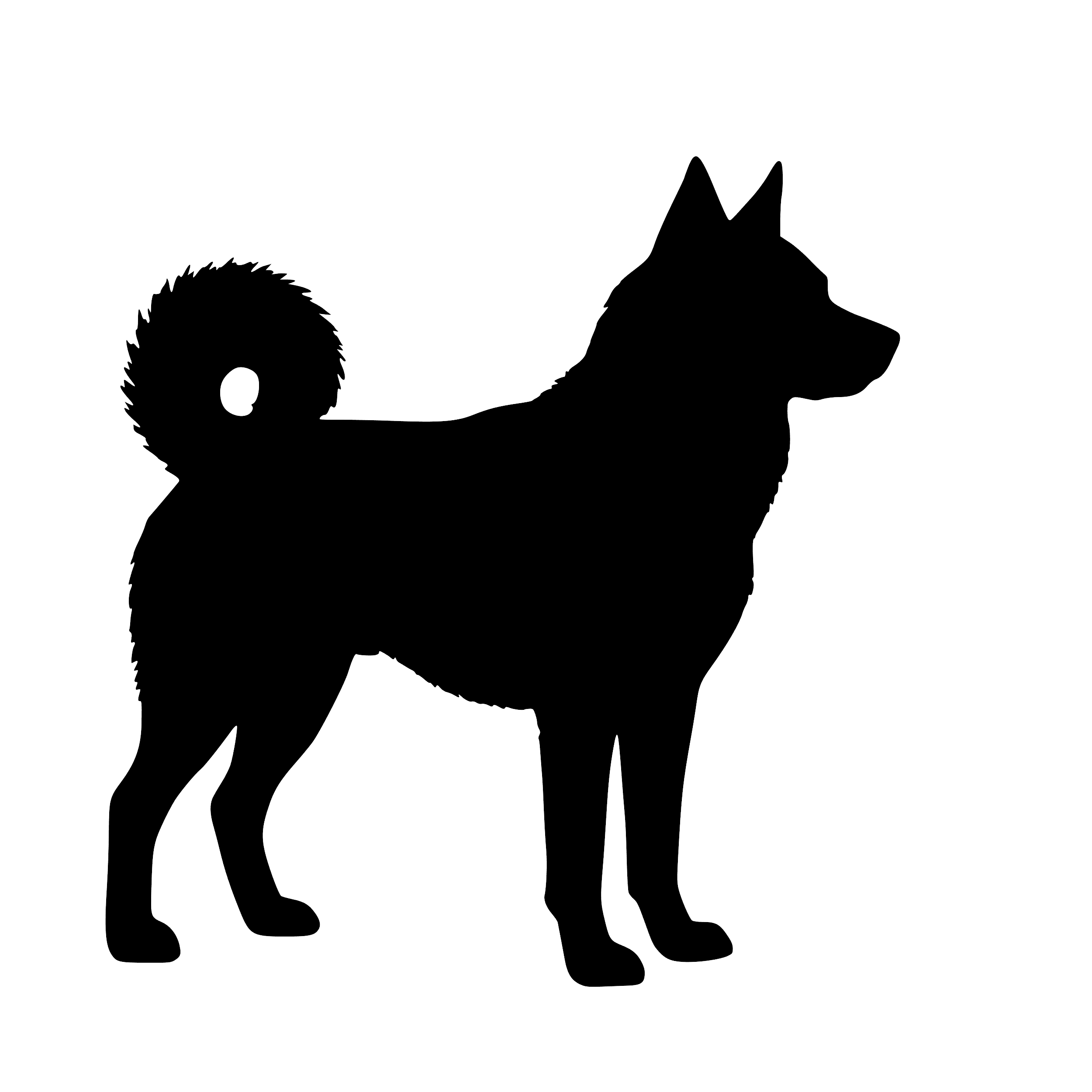 Jämthund – Einzelmotiv Aufkleber