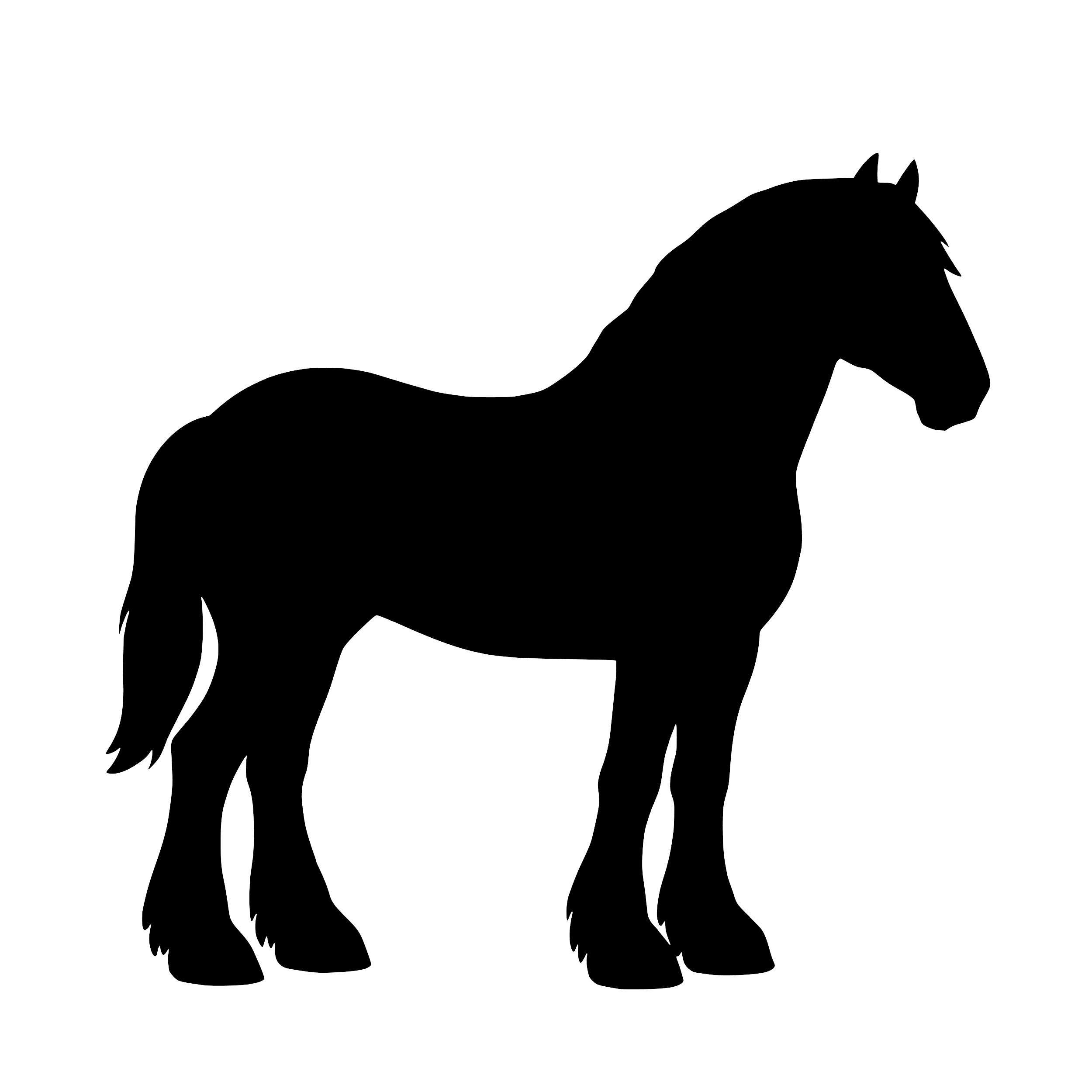Shire Horse – Einzelmotiv Aufkleber