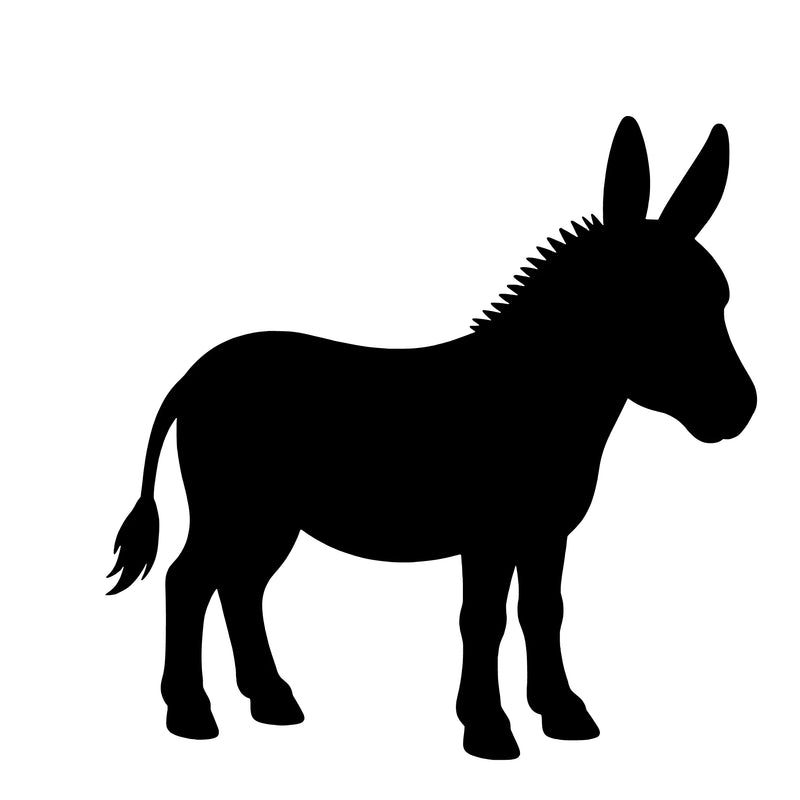Esel – Einzelmotiv Aufkleber