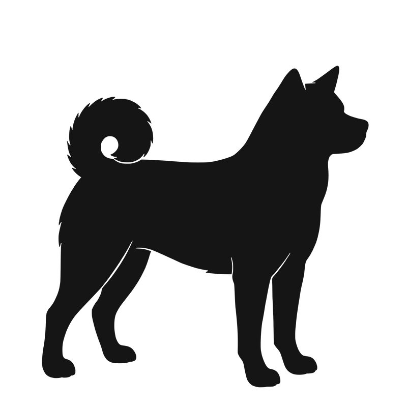 Akita – Einzelmotiv Aufkleber