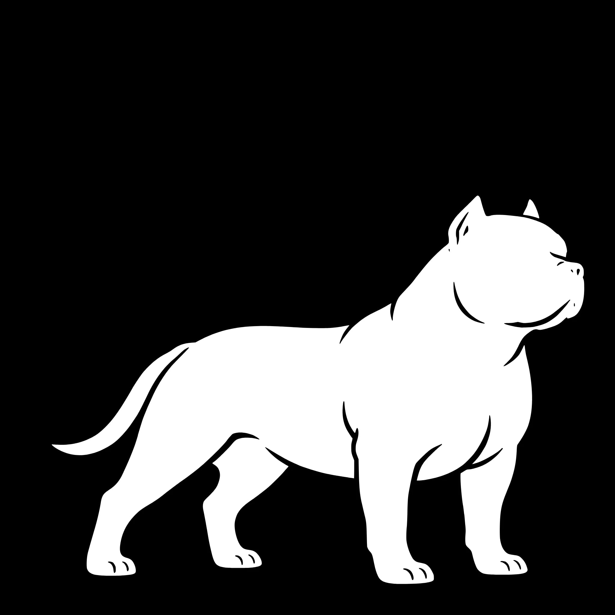 American Bully – Einzelmotiv Aufkleberr