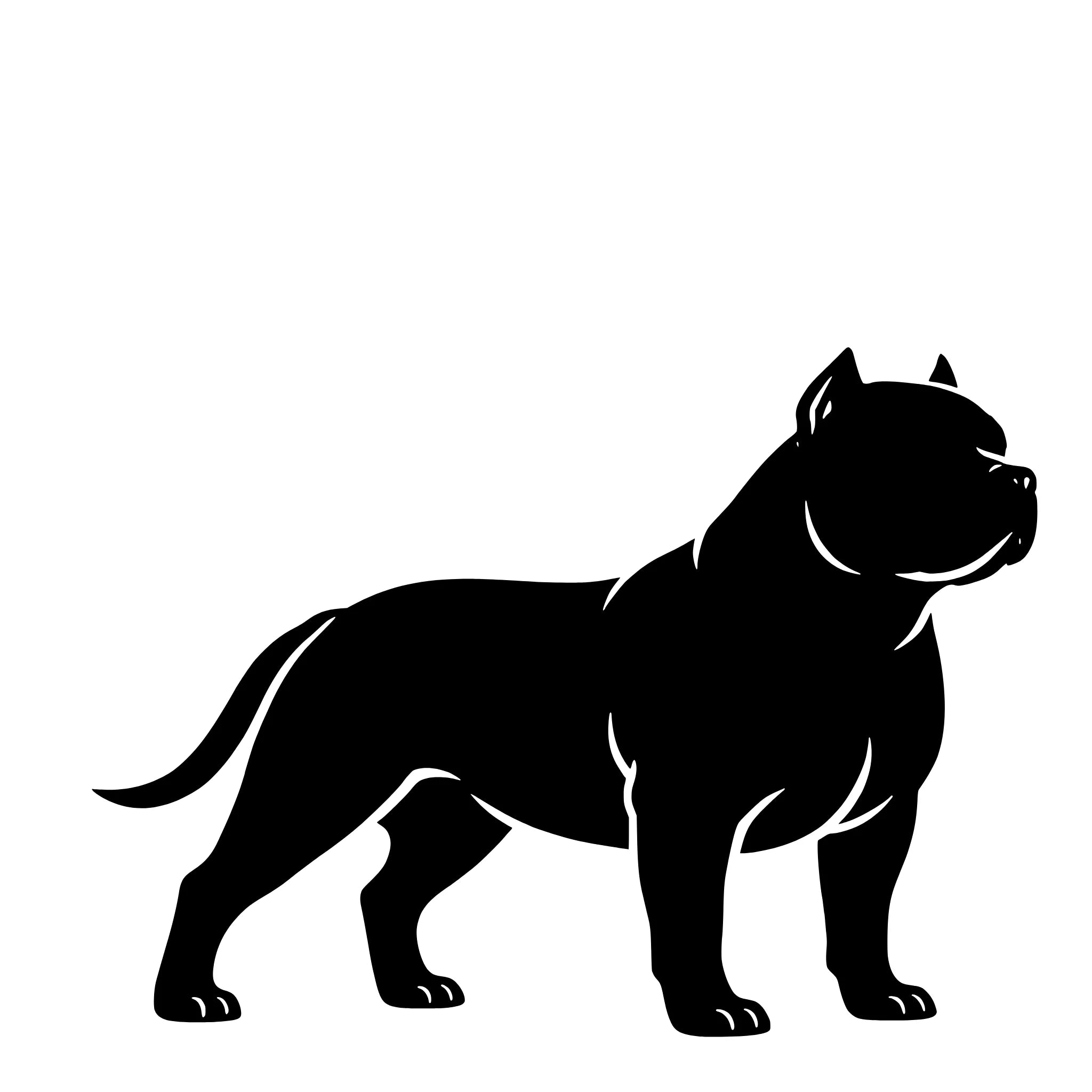 American Bully – Einzelmotiv Aufkleberr