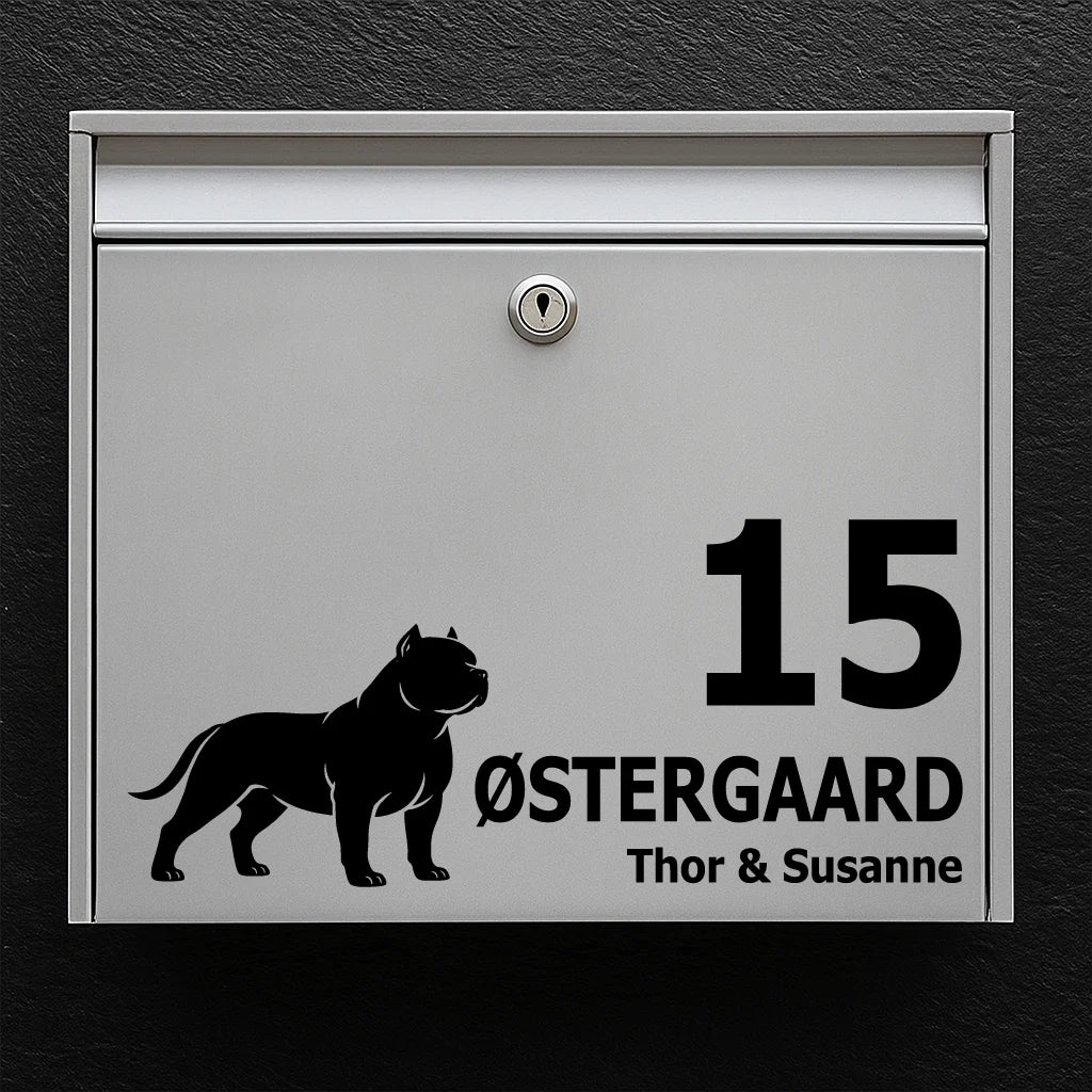 Briefkastenaufkleber mit Brüsseler Griffon (Griffon Bruxellois)