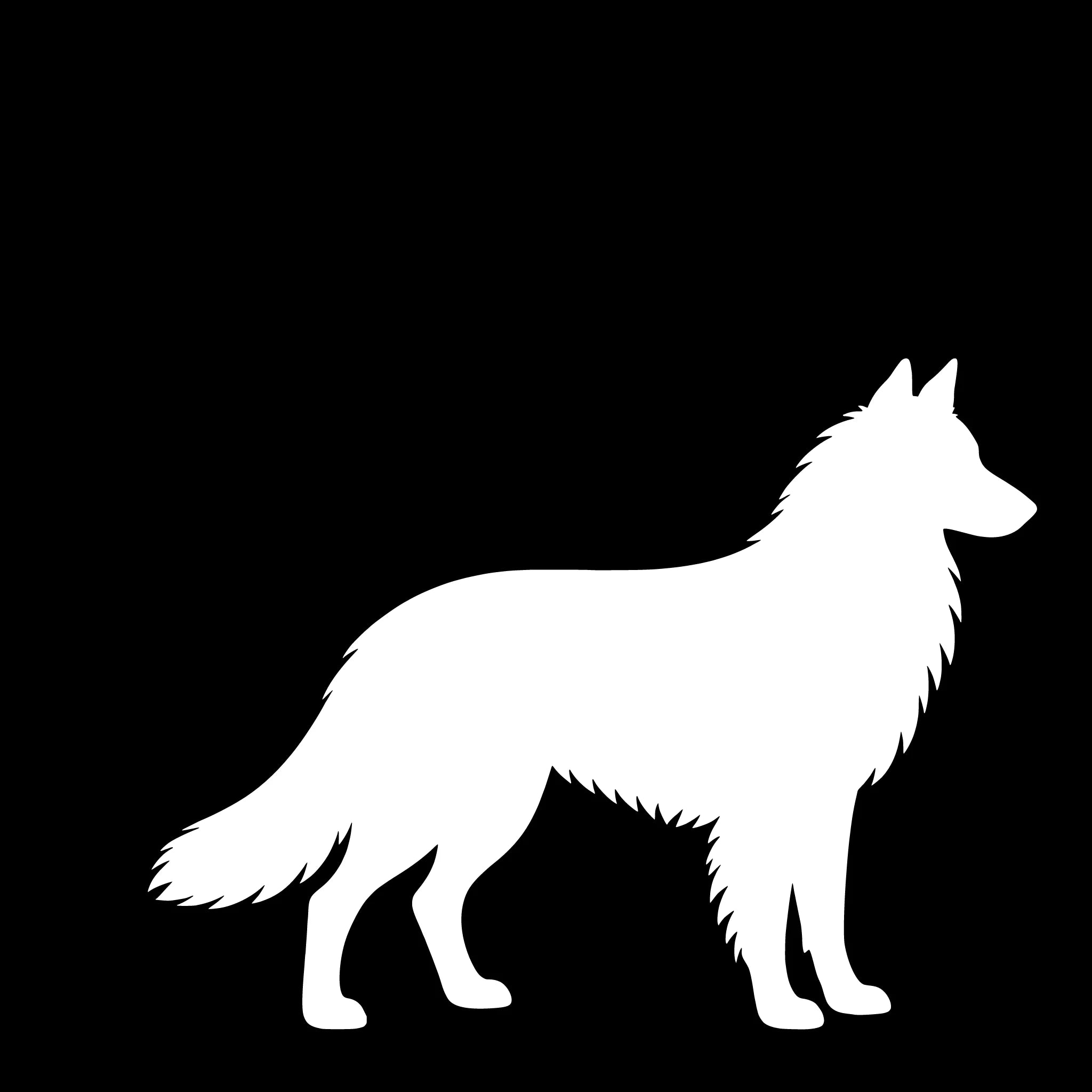 Belgischer Schäferhund (Tervueren) – Einzelmotiv Aufkleber