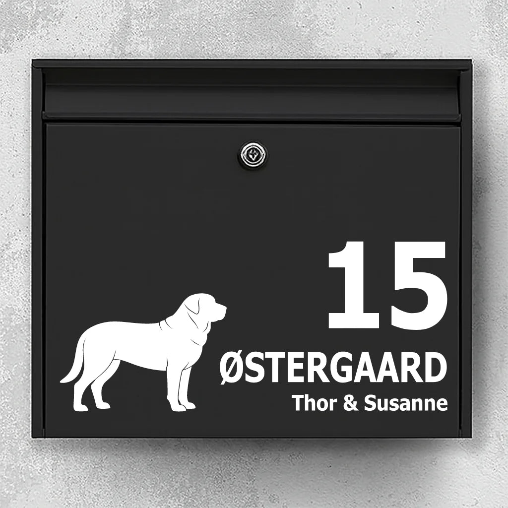 Briefkastenaufkleber mit broholmer