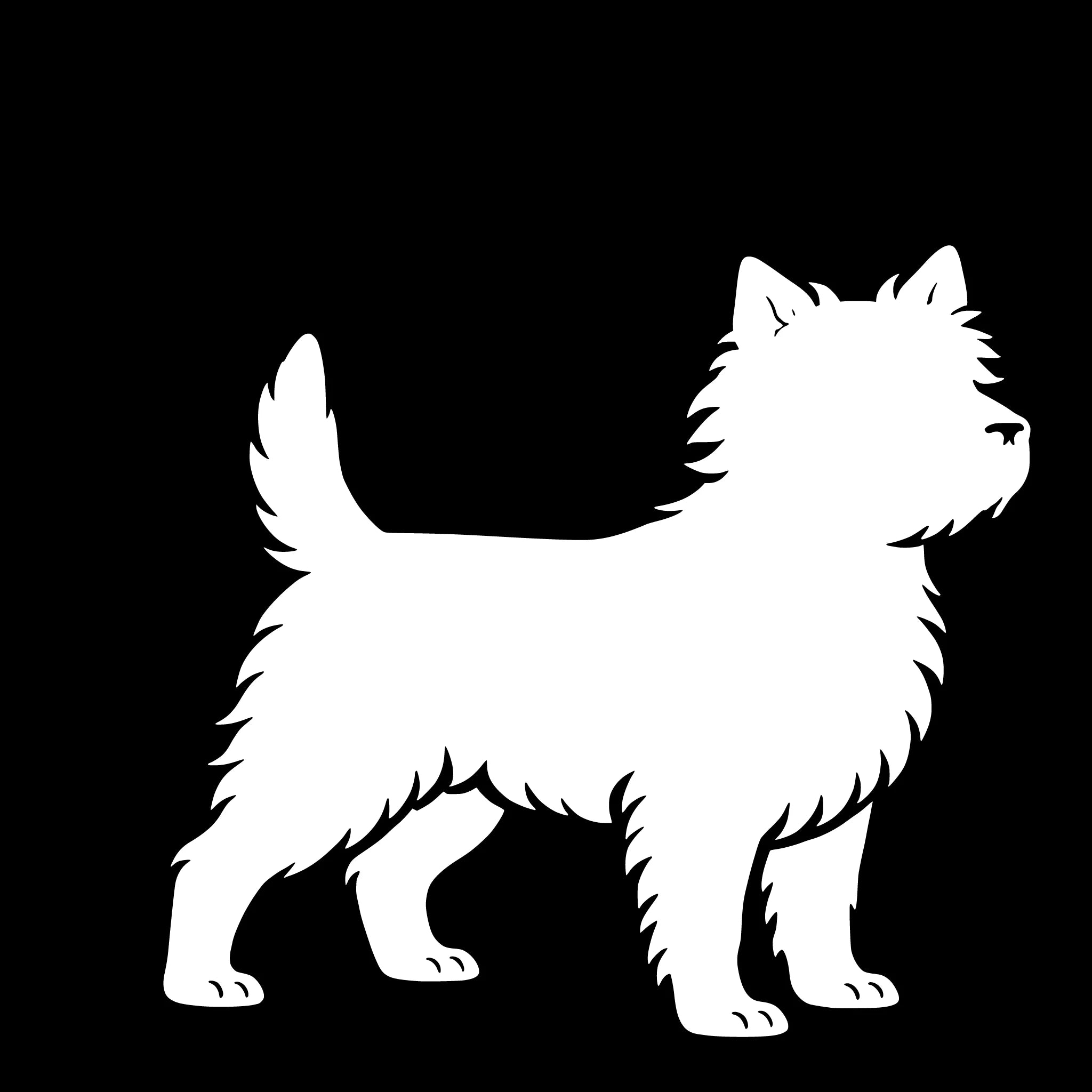 Cairn terrier – Einzelmotiv Aufkleberr