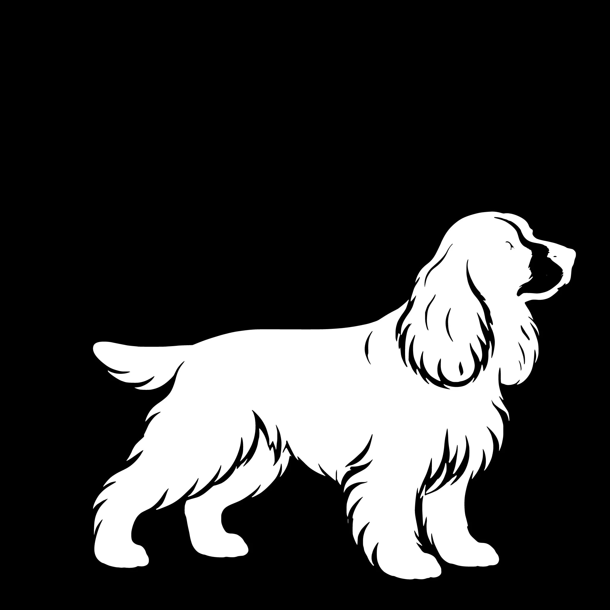 Cocker Spaniel– Einzelmotiv Aufkleber