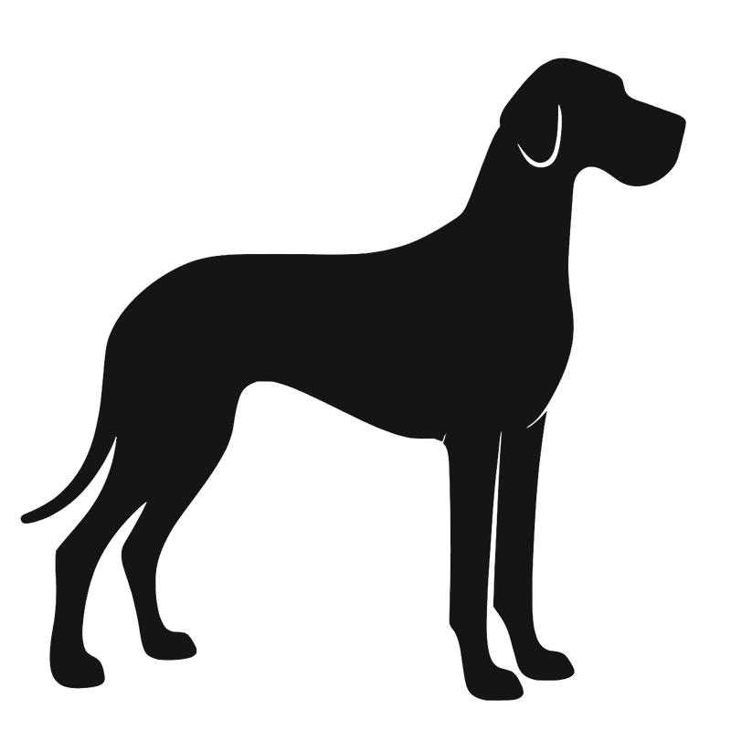 Granddanois – Einzelmotiv Aufkleber