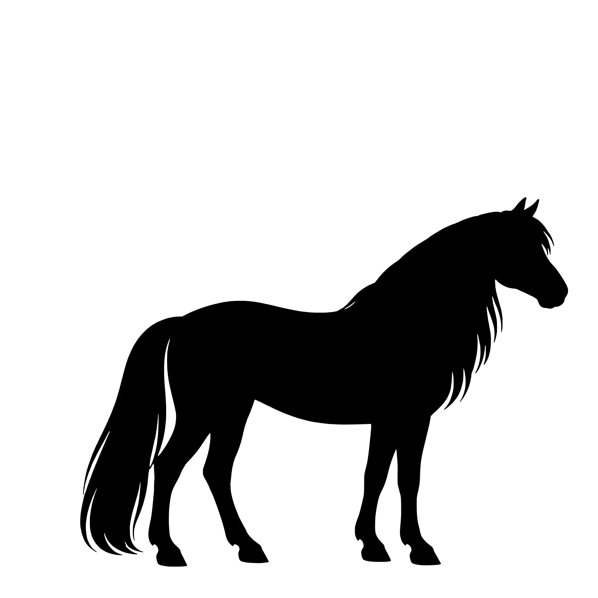 Haflinger – Einzelmotiv Aufkleber