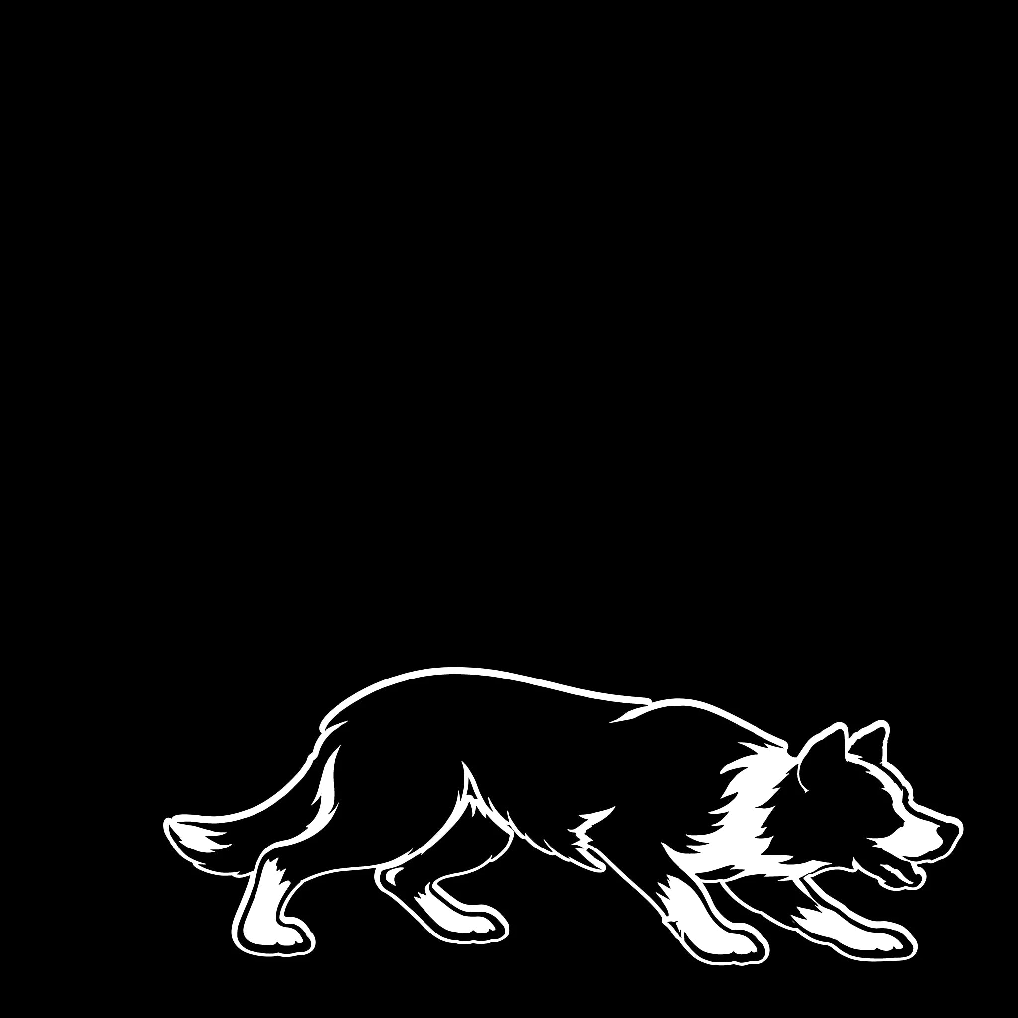 Kurzhaariger Border Collie – Einzelmotiv Aufkleber