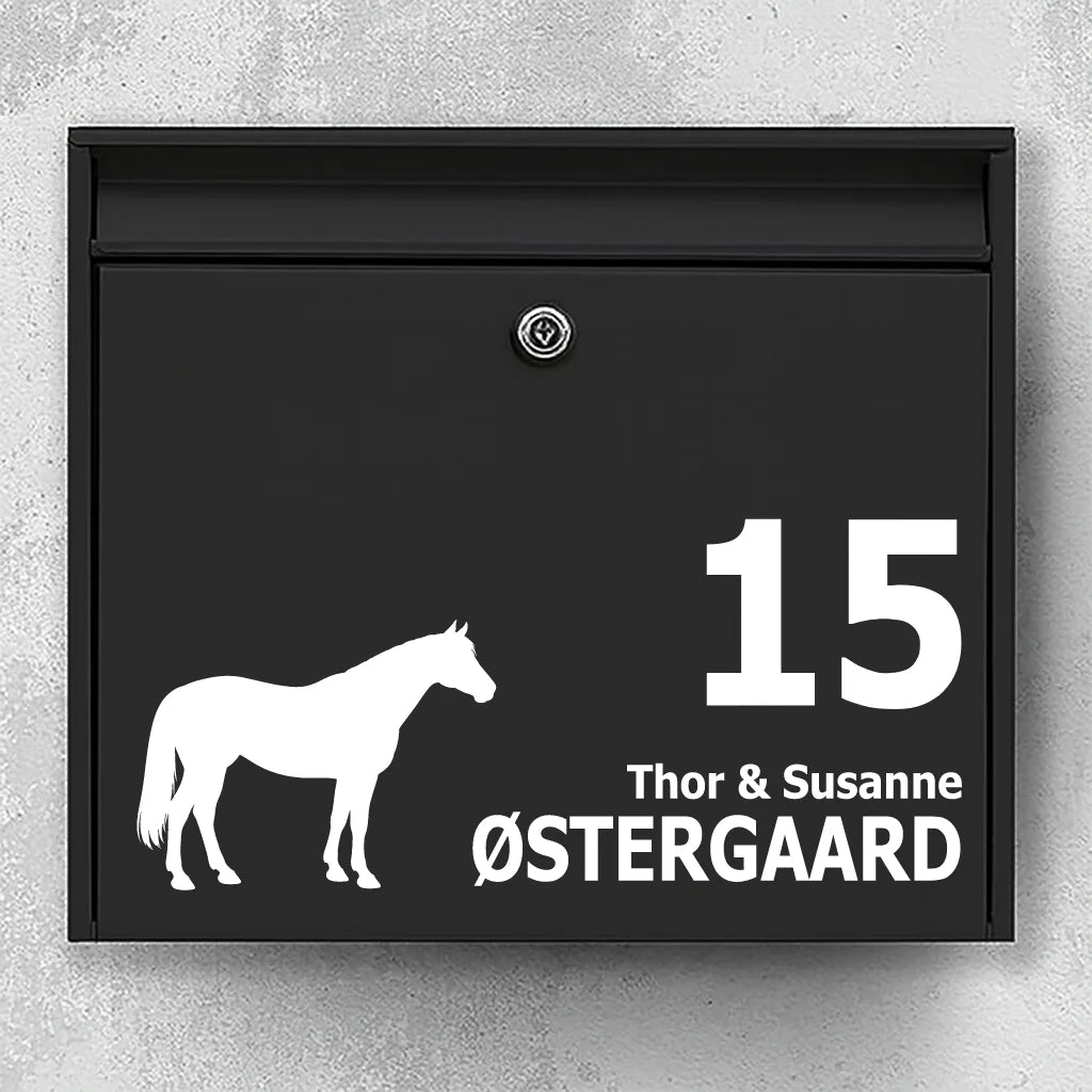 Briefkastenaufkleber mit Pinto