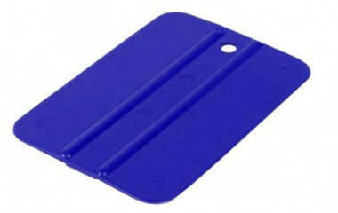 Schaber zur einfachen Anbringung von Briefkastenaufklebern