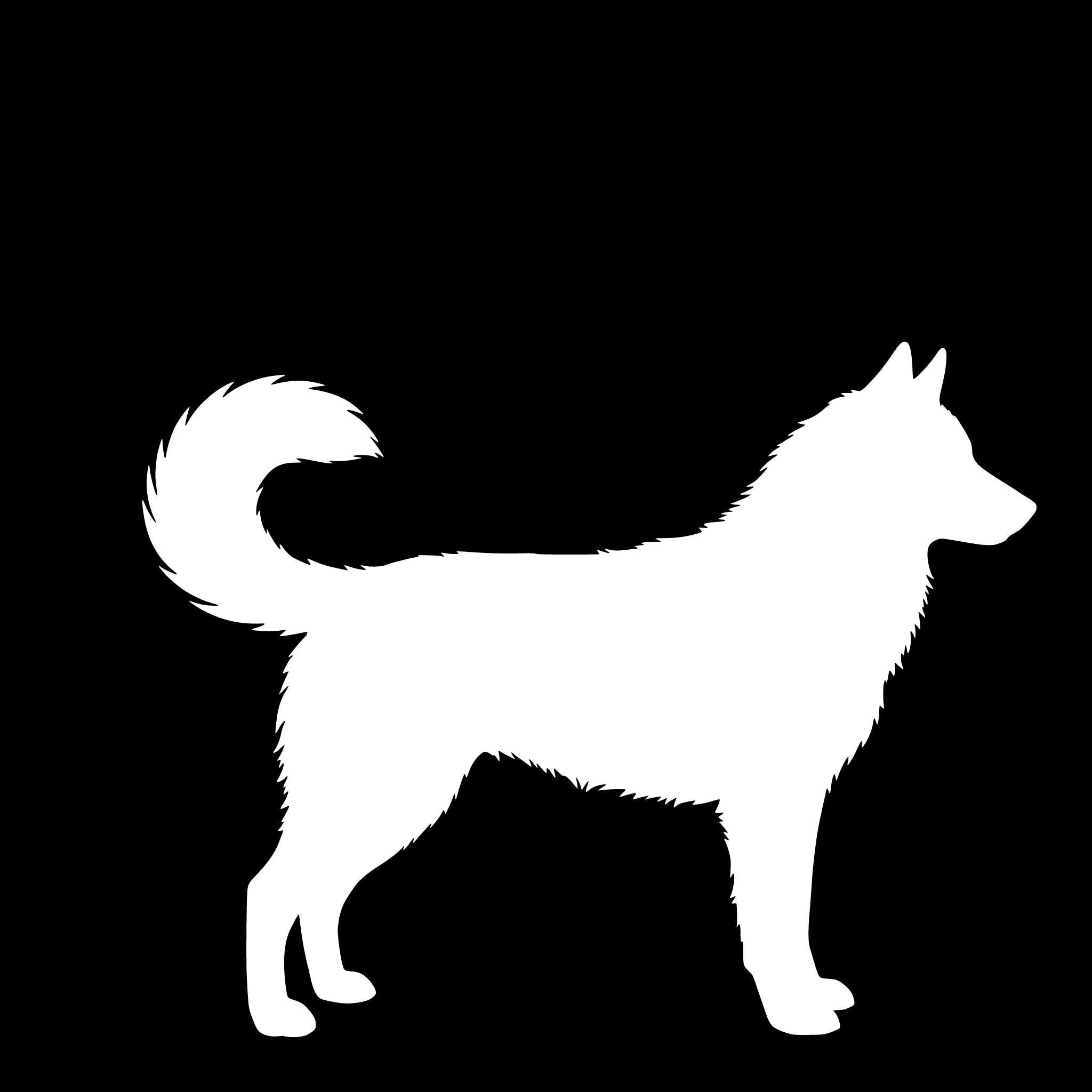 Siberian Husky – Einzelmotiv Aufkleber