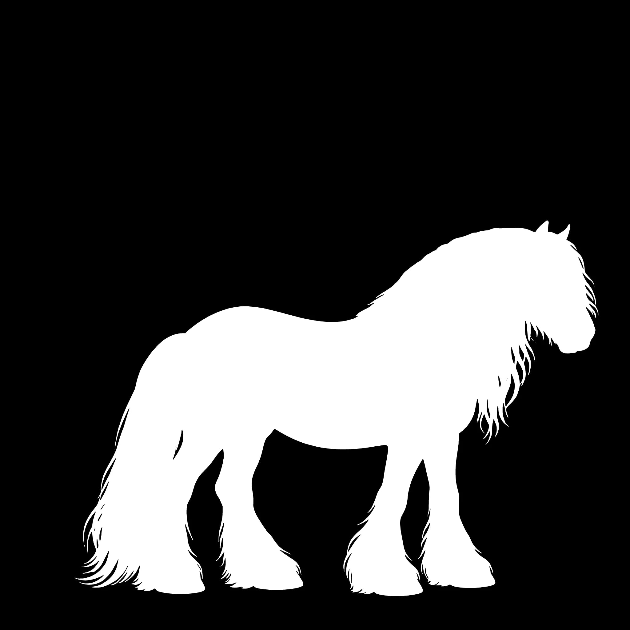 Tinker / Irish Cob – Einzelmotiv Aufkleber